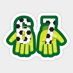 Football Goalkeeper 67 Sticker